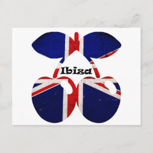 Tarjetas postales de cerezas de Ibiza