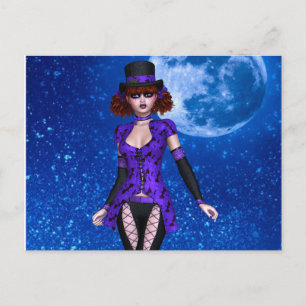 TARJETAS POSTALES DE CHICA GOTH EMO MONA