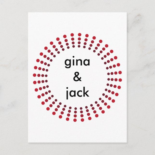 Tarjetas postales de círculos (Anverso)