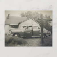 Tarjetas postales de coches antiguos de los años 5