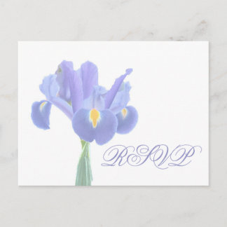 Tarjetas postales de confirmación de boda Iris