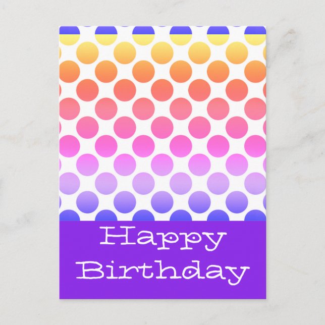 Tarjetas postales de cumpleaños (Anverso)