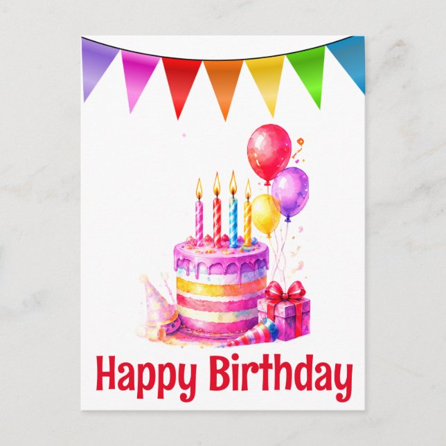 Tarjetas postales de cumpleaños (Anverso)