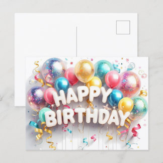 Tarjetas postales de cumpleaños, al por mayor, ase