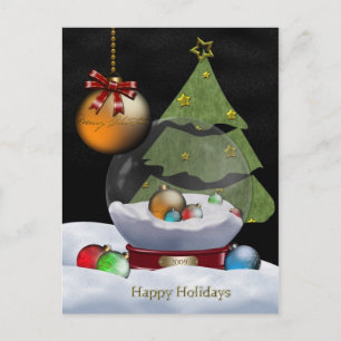 Tarjetas postales de esfera de nieve