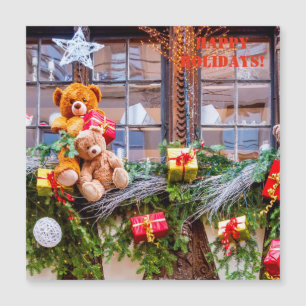 Tarjetas postales de felices fiestas,