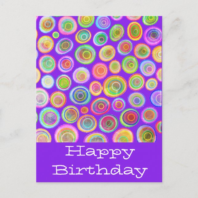 tarjetas postales de feliz cumpleaños (Anverso)