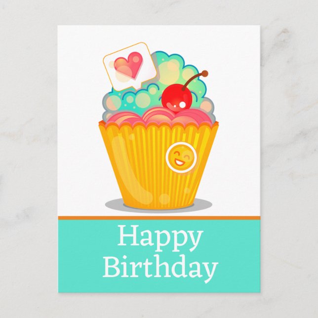 Tarjetas postales de feliz cumpleaños (Anverso)