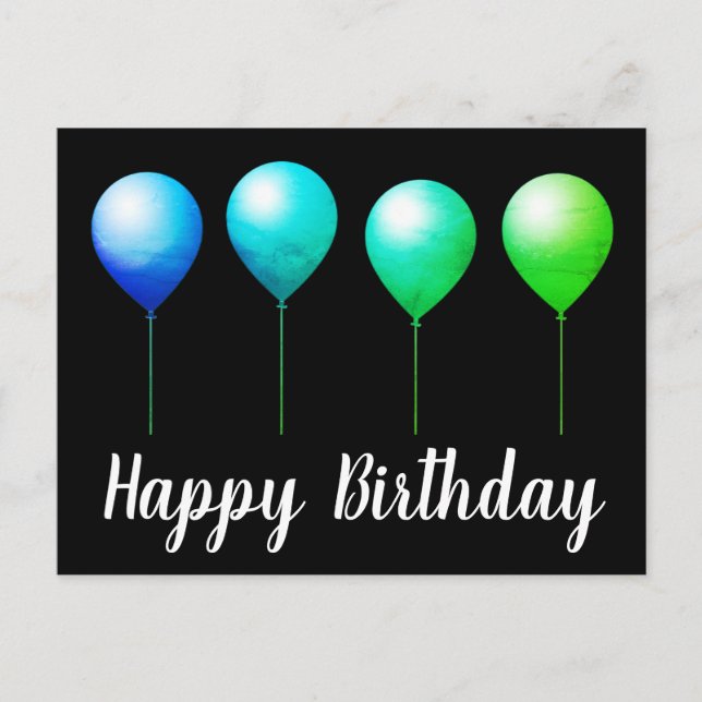 Tarjetas postales de feliz cumpleaños (Anverso)