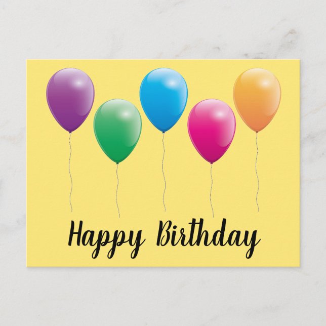 tarjetas postales de feliz cumpleaños (Anverso)