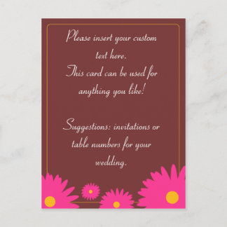 Tarjetas postales de flores de primavera