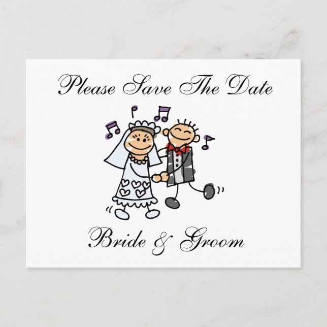 Tarjetas Postales de Foto Guardar las Fechas (Anverso)