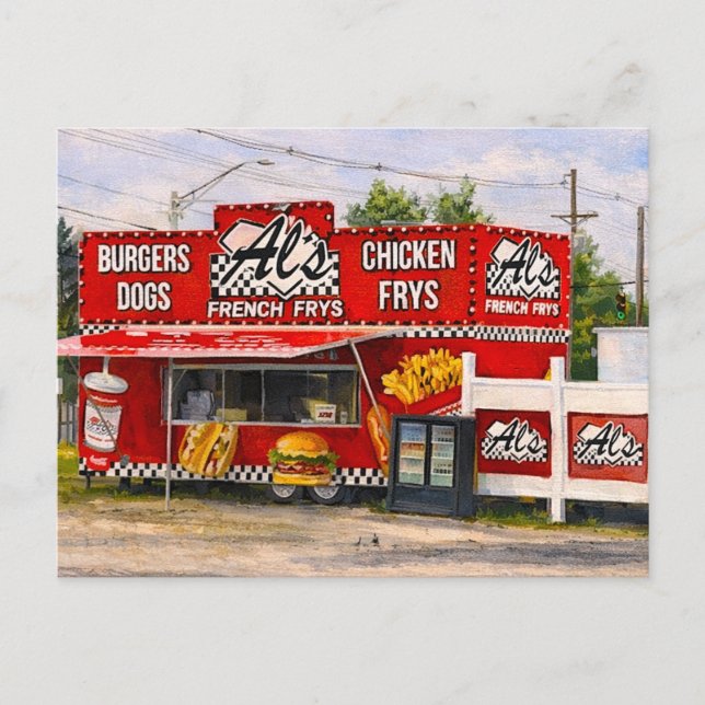 Tarjetas postales de French Frys de Vermont Al (Anverso)