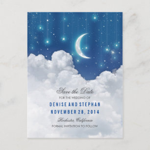 Tarjetas Postales de Guardar la Fecha de Estrellas