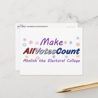 Tarjetas postales de Haz que todos los votos cuent