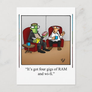 Tarjetas postales de humor de Halloween "Spectickl