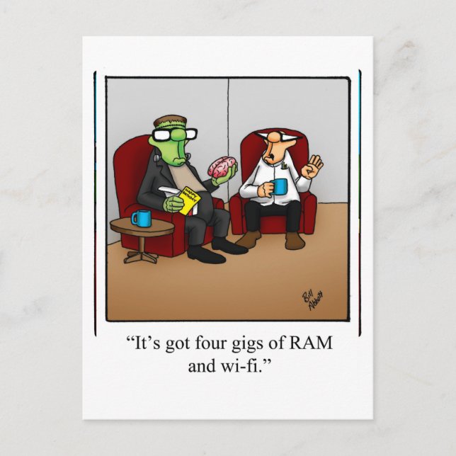 Tarjetas postales de humor de Halloween "Spectickl (Anverso)