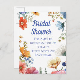 tarjetas postales de invitación para despedida de 