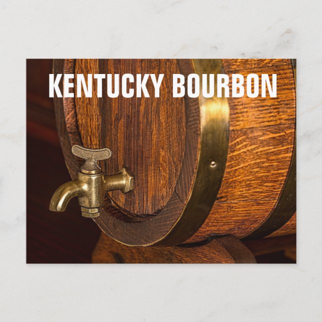TARJETAS POSTALES DE KENTUCKY BOURBON BARREL (Anverso)