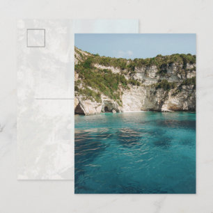 Tarjetas postales de las cuevas de Paxos Grecia Co