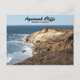 Tarjetas postales de los acantilados de Aquinnah d