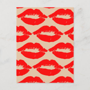 TARJETAS POSTALES DE LOS LABIOS ROJOS
