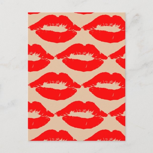TARJETAS POSTALES DE LOS LABIOS ROJOS (Anverso)