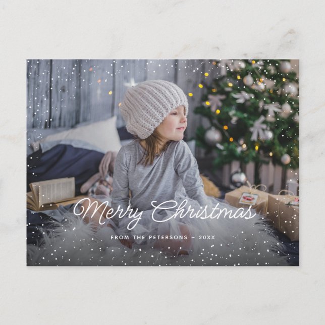 Tarjetas postales de Navidad con fotos (Anverso)