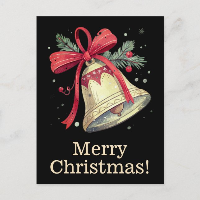 Tarjetas postales de Navidad felices (Anverso)