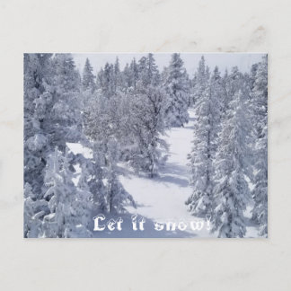 Tarjetas postales de nieve