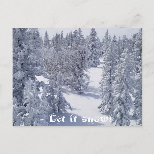 Tarjetas postales de nieve (Anverso)