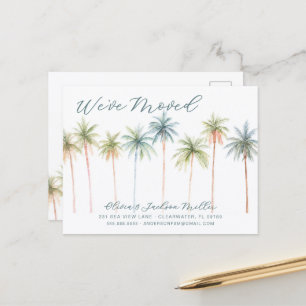 Tarjetas Postales de Palmeras Tropicales para Muda
