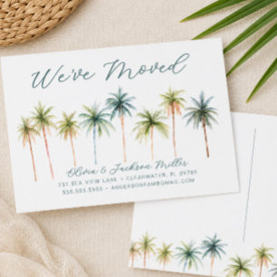 Tarjetas Postales de Palmeras Tropicales para Muda