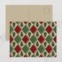 Tarjetas Postales de Pinos y Arlequín