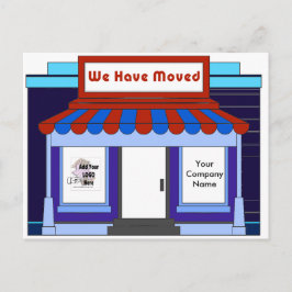 Tarjetas postales de publicidad de negocios en mov