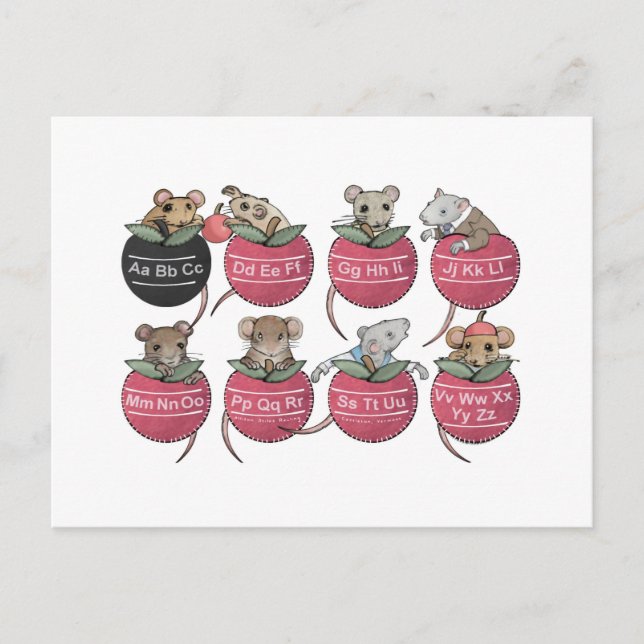 Tarjetas Postales de Ratones de Bolsillo - De Vuel (Anverso)