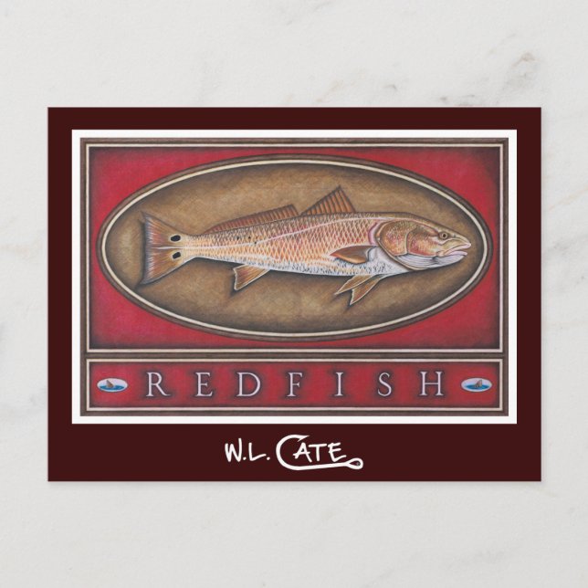 Tarjetas postales de Redfish (Anverso)