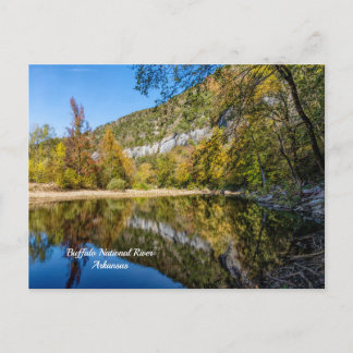 Tarjetas Postales de Reflexiones de Otoño Río Naci