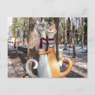 TARJETAS POSTALES DE ROMANCE PARA AMANTES DE GATOS