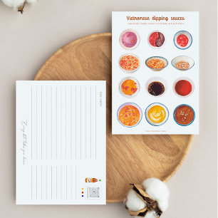 Tarjetas Postales de Salsas para Sumergir Vietnami