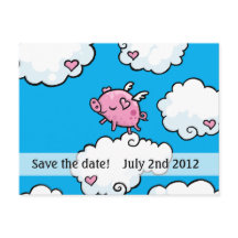 tarjetas postales de salvad la fecha de los cerdos