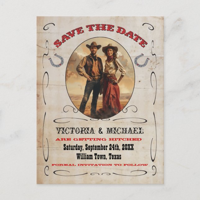 Tarjetas Postales de Salvaguardar del Vaquero del  (Anverso)