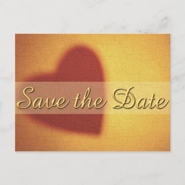 Tarjetas postales de Save the Date (Anverso)