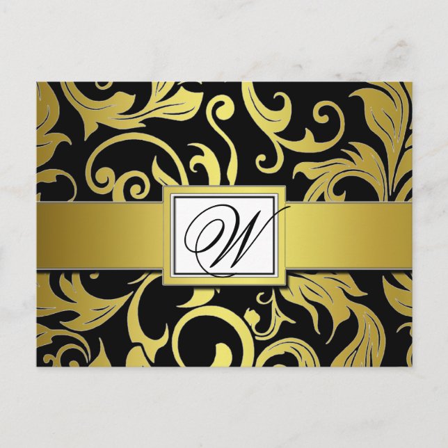 Tarjetas Postales de "Save the Date" para Boda con (Anverso)