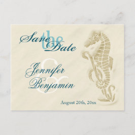Tarjetas postales de Seahorse Save the Date
