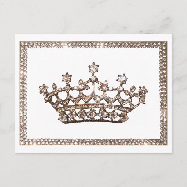 Tarjetas postales de Tiara y joyas (Anverso)