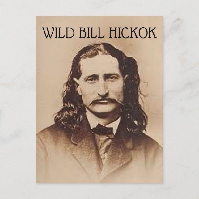TARJETAS POSTALES DE WILD BILL HICKOK (Anverso)