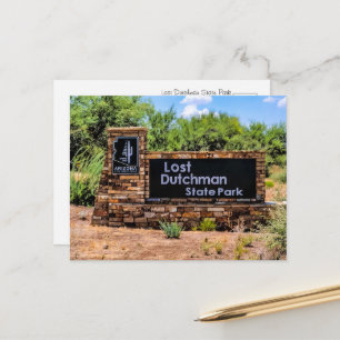 Tarjetas postales del parque estatal Lost Dutchman
