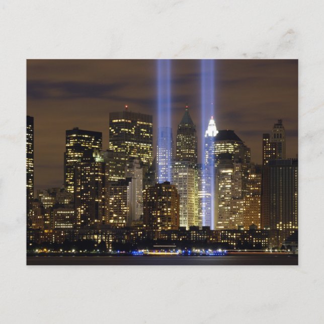 TARJETAS POSTALES DEL TRIBUTO DE LUZ DEL 9/11 DE L (Anverso)