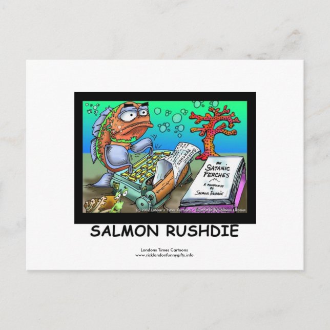 Tarjetas Postales Divertidas de Salman Rushdie de  (Anverso)